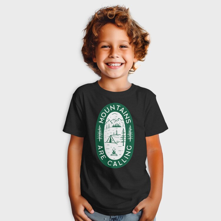 Mountains Are Calling Green, Tricou Copii