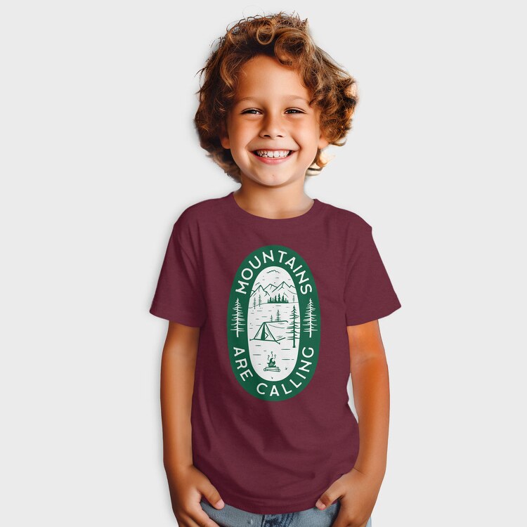 Mountains Are Calling Green, Tricou Copii