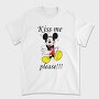Kiss Me Mickey, Tricou Barbati (Unisex)