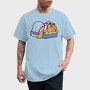 Cartoon Retro Garfield 1, Tricou Barbati (Unisex)