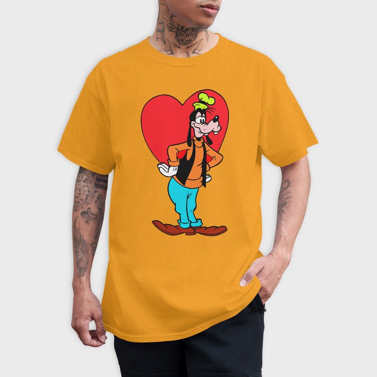 Cartoon Retro Goofy 2, Tricou Barbati (Unisex)