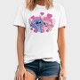 Stitch Love Heart, Tricou Barbati (Unisex)