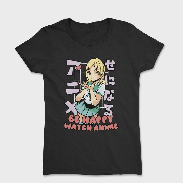 Anime Girl Love Watch, Tricou Femei