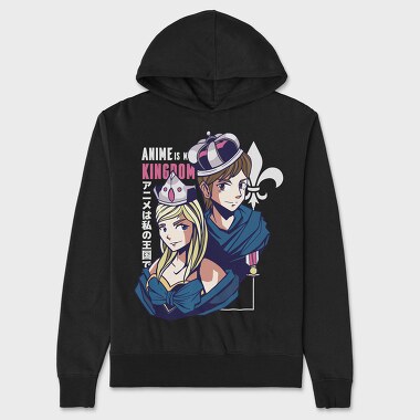 Anime Kingdom Crown, Hanorac Oversize Barbati (Unisex)