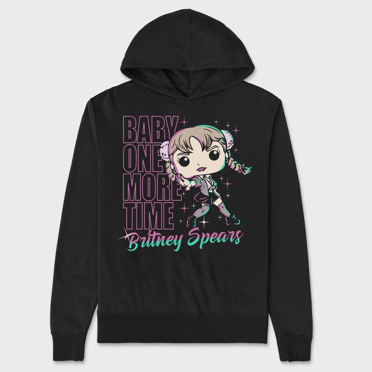 Baby One More Time Britney, Hanorac Oversize Barbati (Unisex)