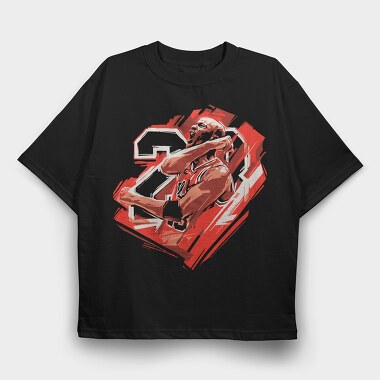 Basketball Slam Dunk, Tricou Oversize Barbati (Unisex)