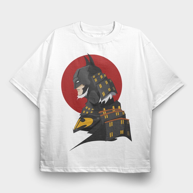 Batman Samurai, Tricou Oversize Barbati (Unisex)