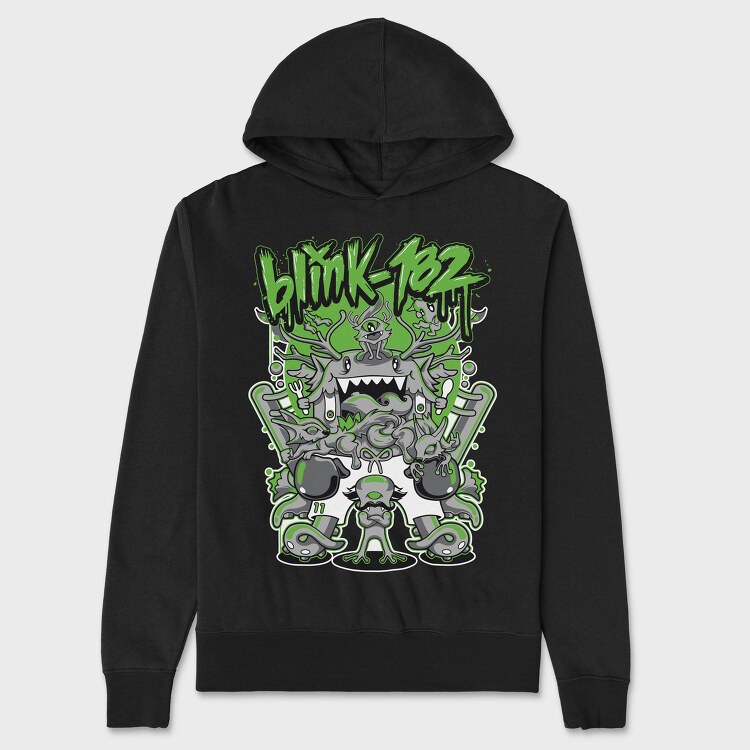 Blink 182 Monsters, Hanorac Oversize Barbati (Unisex)