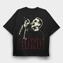 Bono Singin, Tricou Oversize Barbati (Unisex)
