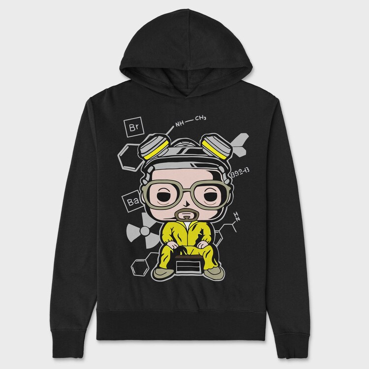 Breaking Bad Bunsen, Hanorac Oversize Barbati (Unisex)