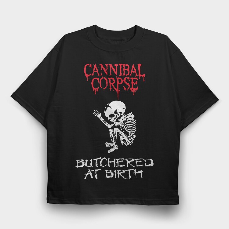 Cannibal Corpse Blood, Tricou Oversize Barbati (Unisex)