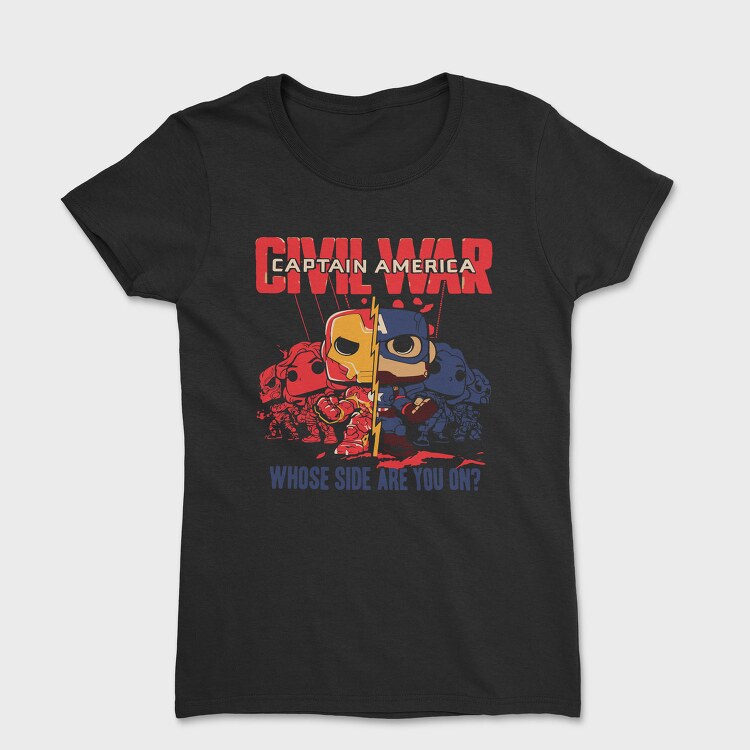 Captain America Civil War, Tricou Femei