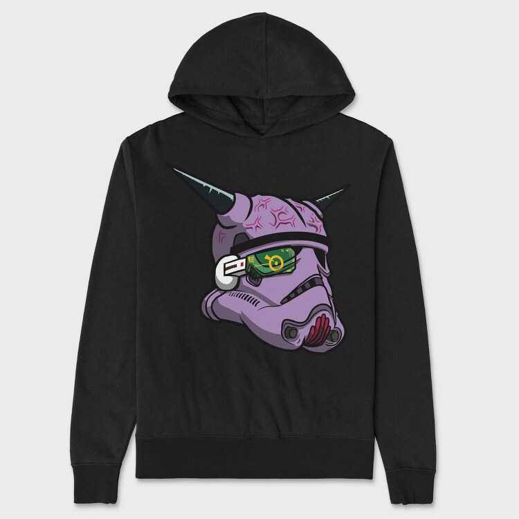 Cyber Unicorn, Hanorac Oversize Barbati (Unisex)
