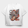 Cyber Warrior, Tricou Oversize Barbati (Unisex)