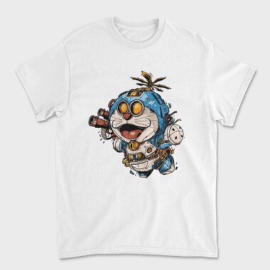 Cyberpunk Cat, Tricou Barbati (Unisex)