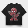Deadpool Mario, Tricou Oversize Barbati (Unisex)