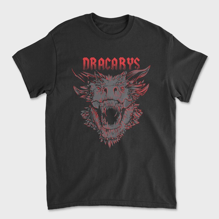 Dracarys Wolf Howl, Tricou Barbati (Unisex)