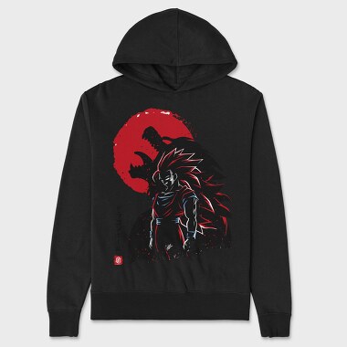 Dragon Goku Battle, Hanorac Oversize Barbati (Unisex)
