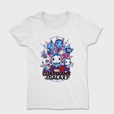Guardians Of The Galaxy Pop Art, Tricou Femei