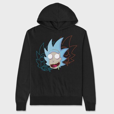 Ice Demon Scream, Hanorac Oversize Barbati (Unisex)