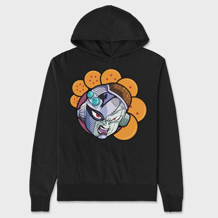 Jiren Face Attack, Hanorac Oversize Barbati (Unisex)