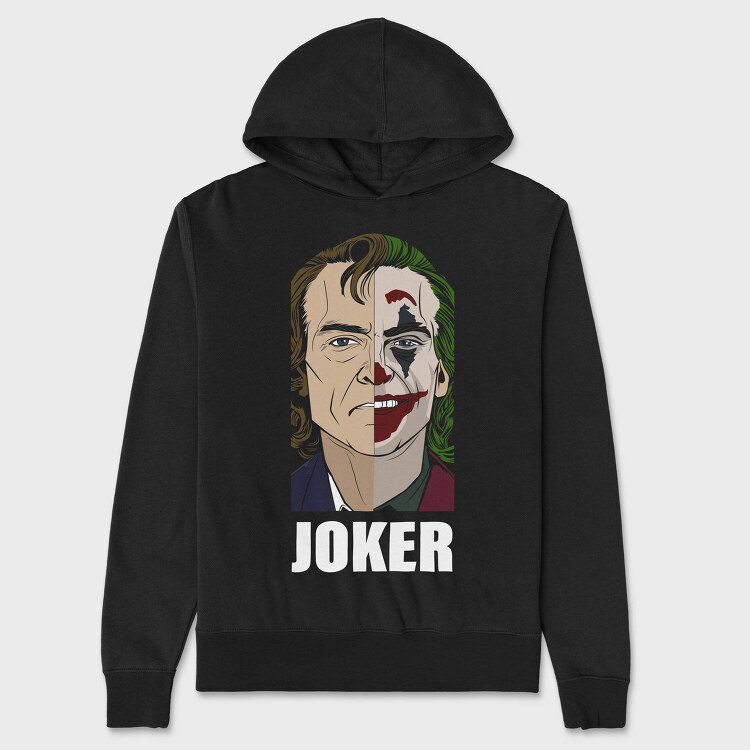 Joker Smile, Hanorac Oversize Barbati (Unisex)