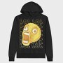 Laughing Emoji Scream, Hanorac Oversize Barbati (Unisex)