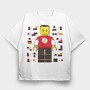 Lego Flash Power Suit, Tricou Oversize Barbati (Unisex)