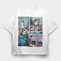 Level Up Life, Tricou Oversize Barbati (Unisex)