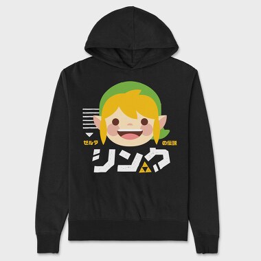 Link Smile Legend, Hanorac Oversize Barbati (Unisex)