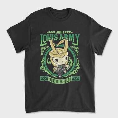Lokis Army Emblem, Tricou Barbati (Unisex)