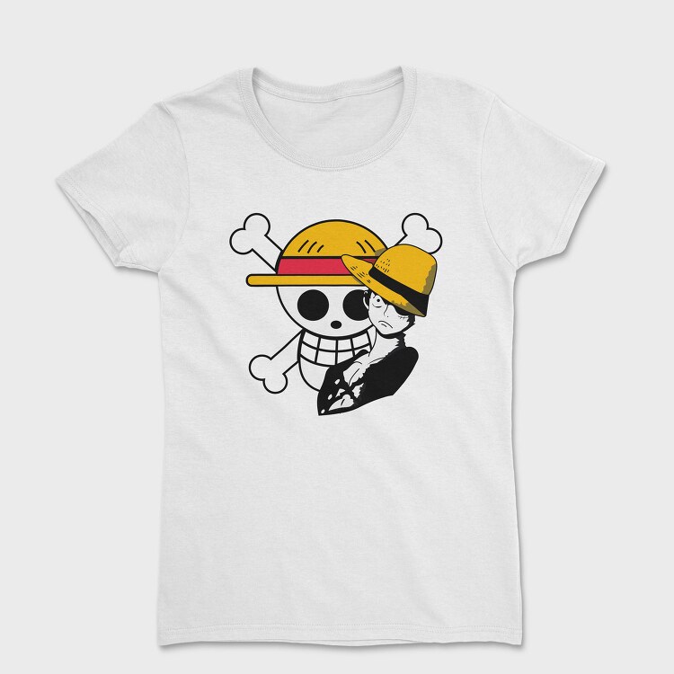 Luffy Pirate Hat, Tricou Femei