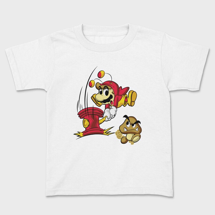 Mario Fire Hydrant, Tricou Copii