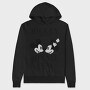 Mickey Minnie Mouse Love, Hanorac Oversize Barbati (Unisex)
