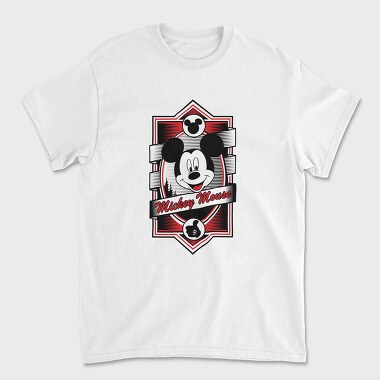 Mickey Mouse Emblem, Tricou Barbati (Unisex)