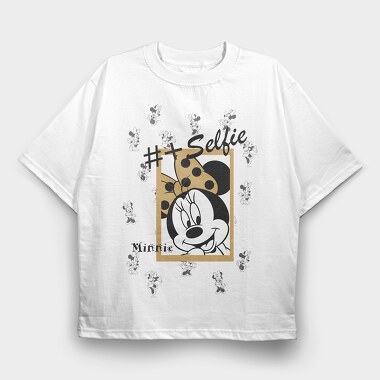 Minnie Selfie Vibes, Tricou Oversize Barbati (Unisex)