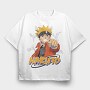 Naruto Fist Punch, Tricou Oversize Barbati (Unisex)