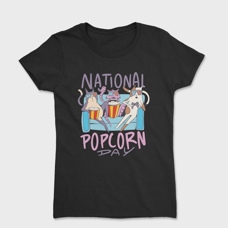 National Popcorn Day, Tricou Femei