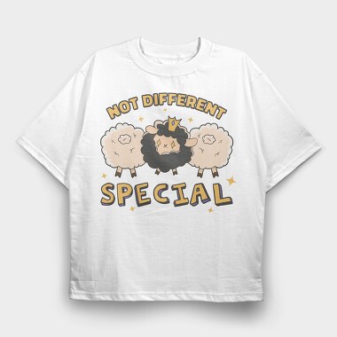 Not Different Special, Tricou Oversize Barbati (Unisex)