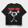Pearl Jam Jam Jam, Tricou Oversize Barbati (Unisex)