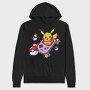 Pikachu Gameboy, Hanorac Oversize Barbati (Unisex)