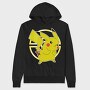 Pikachu Lightning Bolt, Hanorac Oversize Barbati (Unisex)