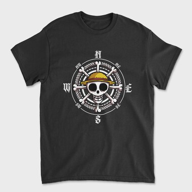 Pirate Skull Bones, Tricou Barbati (Unisex)