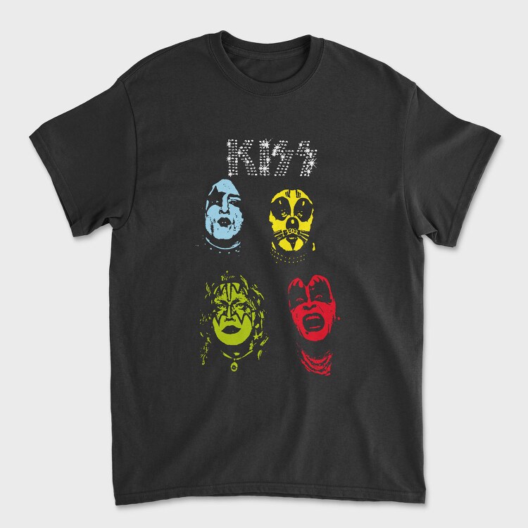 Pop Art Faces 1, Tricou Barbati (Unisex)