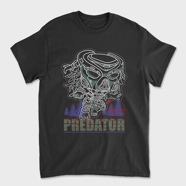Predator Forest Hunt, Tricou Barbati (Unisex)