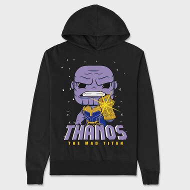 Purple Titan Thanos, Hanorac Oversize Barbati (Unisex)