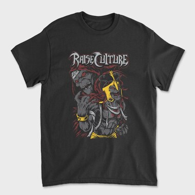 Raise Culture Skull, Tricou Barbati (Unisex)