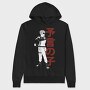 Red Kanji Words, Hanorac Oversize Barbati (Unisex)
