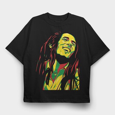 Reggae Lion Roar, Tricou Oversize Barbati (Unisex)