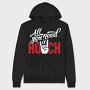Rock On Red, Hanorac Oversize Barbati (Unisex)